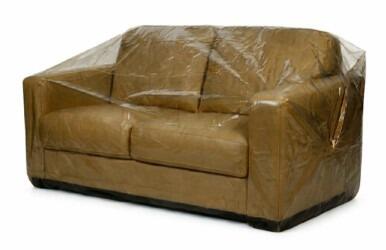Polythene 2 Seater Sofa Bag Yellow