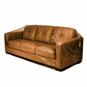 Polythene 3 Seater Sofa Bag Orange