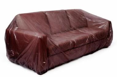 Polythene 4 Seater Sofa Bag Red