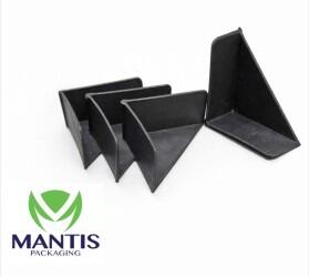 Black Plastic Open Faced Corner Protector
