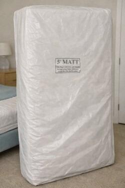 Mattress Bags Double/King 5'0" White Tint roll of 60 bags - 0