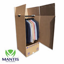 Wardrobe Boxes Short 18 x 20 x 40" (includes plastic rail)-1