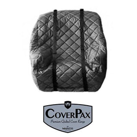 CoverPax Padded Armchair Cover Silver
